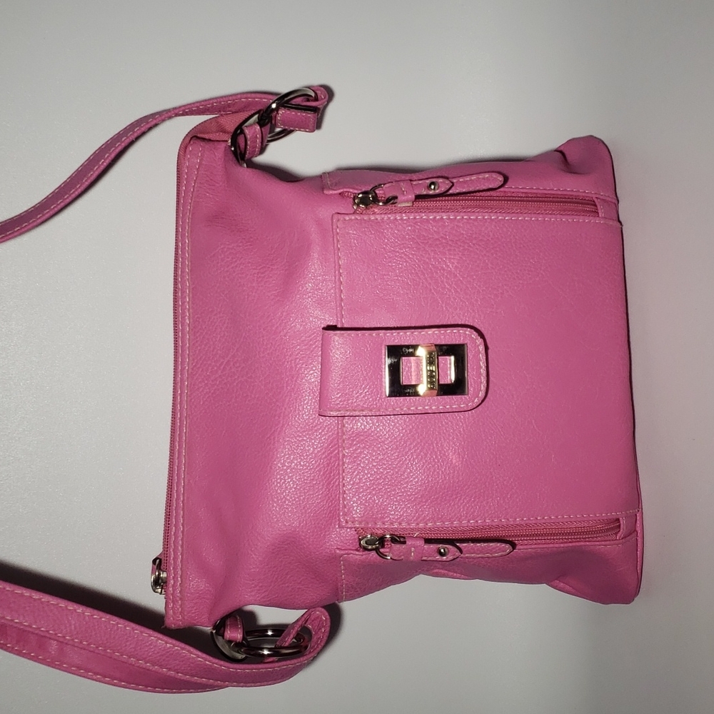 Hot Pink adjustable Women's Shoulder/Crossbody bag,room for everything!